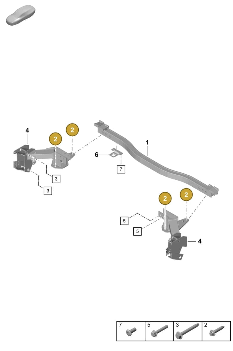 90038513301 — Porsche Cayman (2019-2022) diagram p55812050, position 2