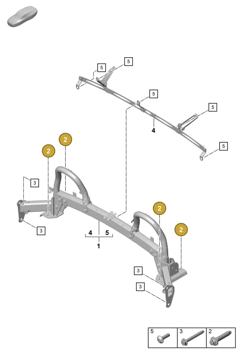 90038513301 — Porsche Boxster Spyder (2019-2020) diagram p54812050, position 2