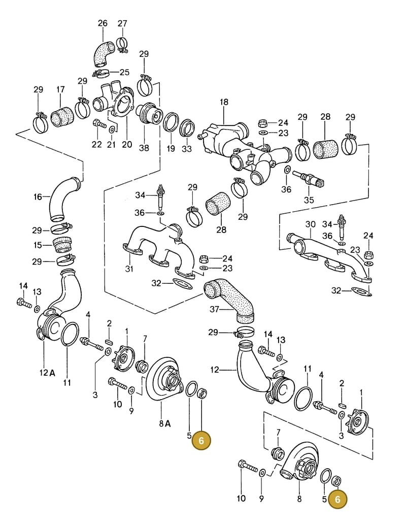 90091000702 — Porsche 959 Coupe Sport (1986-1988) diagram p10105020, position 6