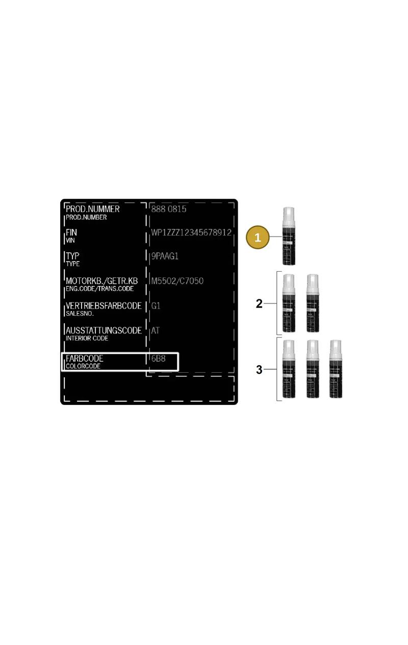 9110959322180K — Porsche GT3 RS (2021-) diagram p54004000, position 1
