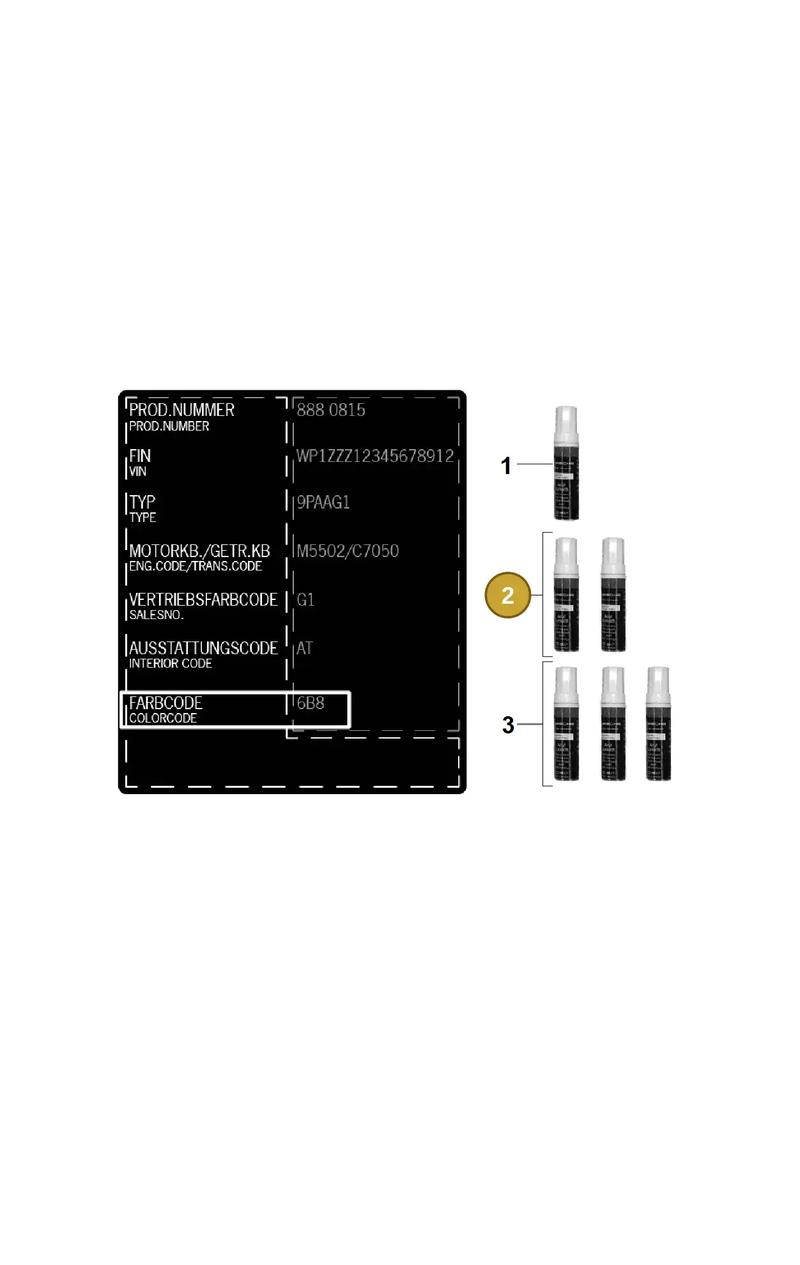91109593323M5D — Porsche GT3 RS (2021-) diagram p54004000, position 2