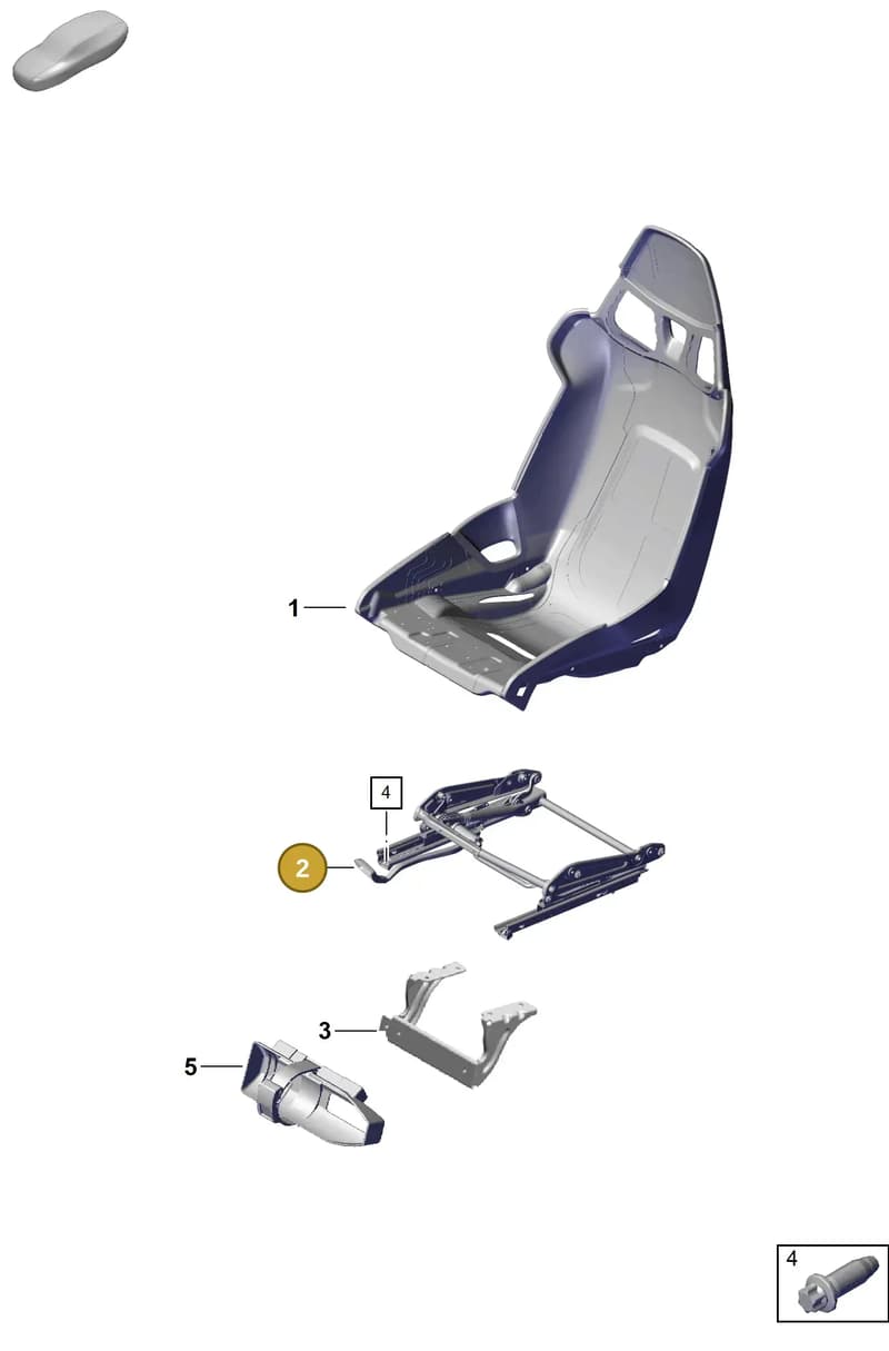 91852190301 — Porsche Boxster Spyder (2019-2020) diagram p54817050, position 2