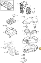 94660708900 Porsche Battery Cable