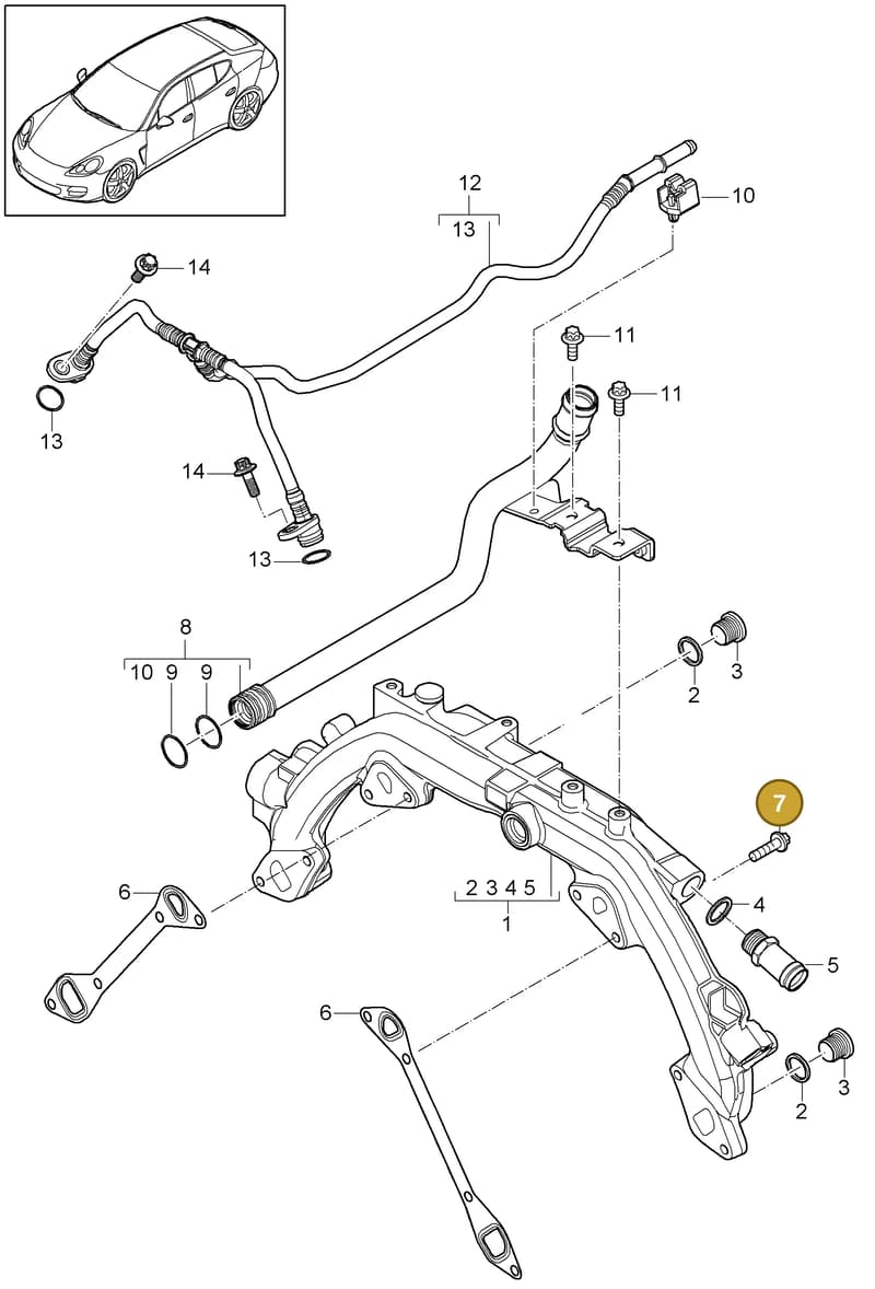 94810635506 — Porsche Panamera (2009-2016) diagram p35105020, position 7