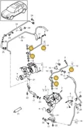 94810708660 Porsche Pressure Line