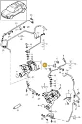 94812302562 Porsche Exhaust Gas Turbocharger