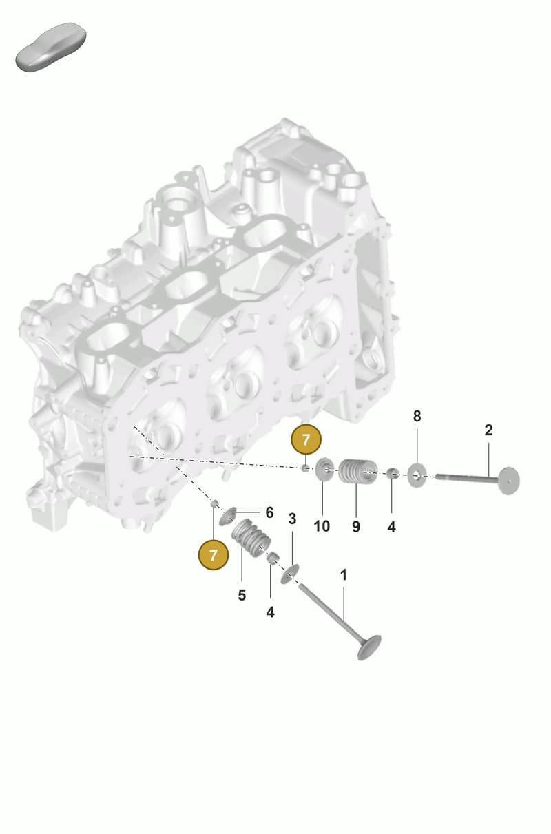 95510565110 — Porsche 911 (2024-2025) diagram p53103010, position 7