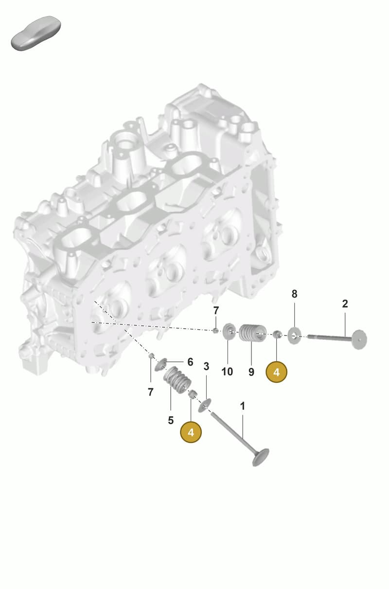 95510567500 — Porsche 911 (2024-2025) diagram p53103010, position 4