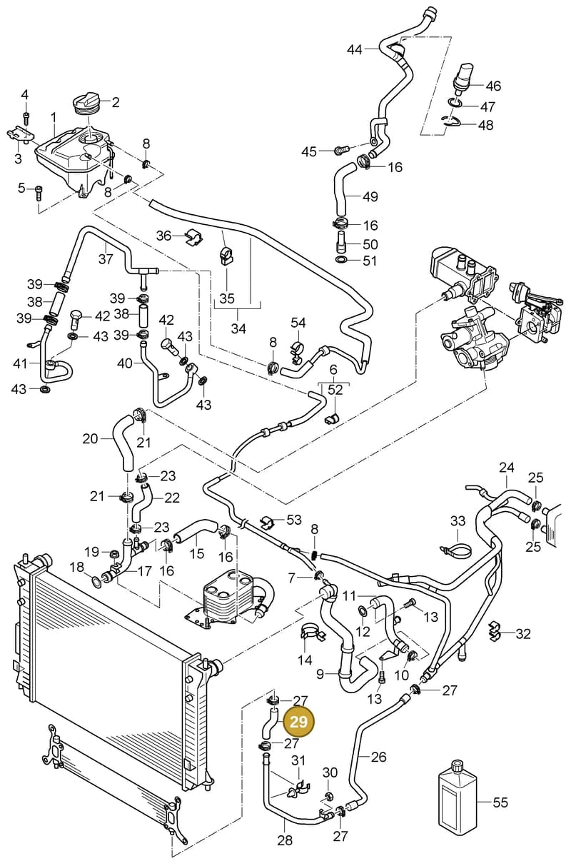95510630200 — Porsche Cayenne (2007-2010) diagram p31105040, position 29