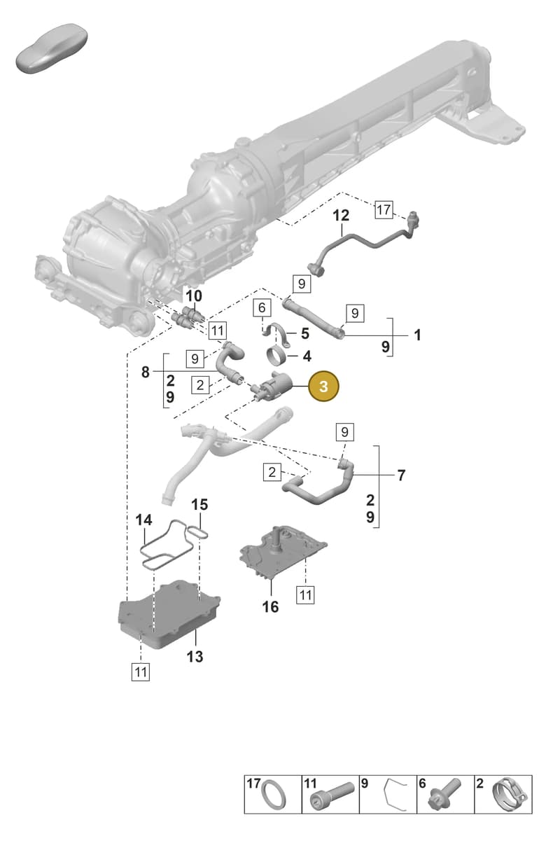 95510656110 — Porsche 911 (2020-2022) diagram p53304110, position 3