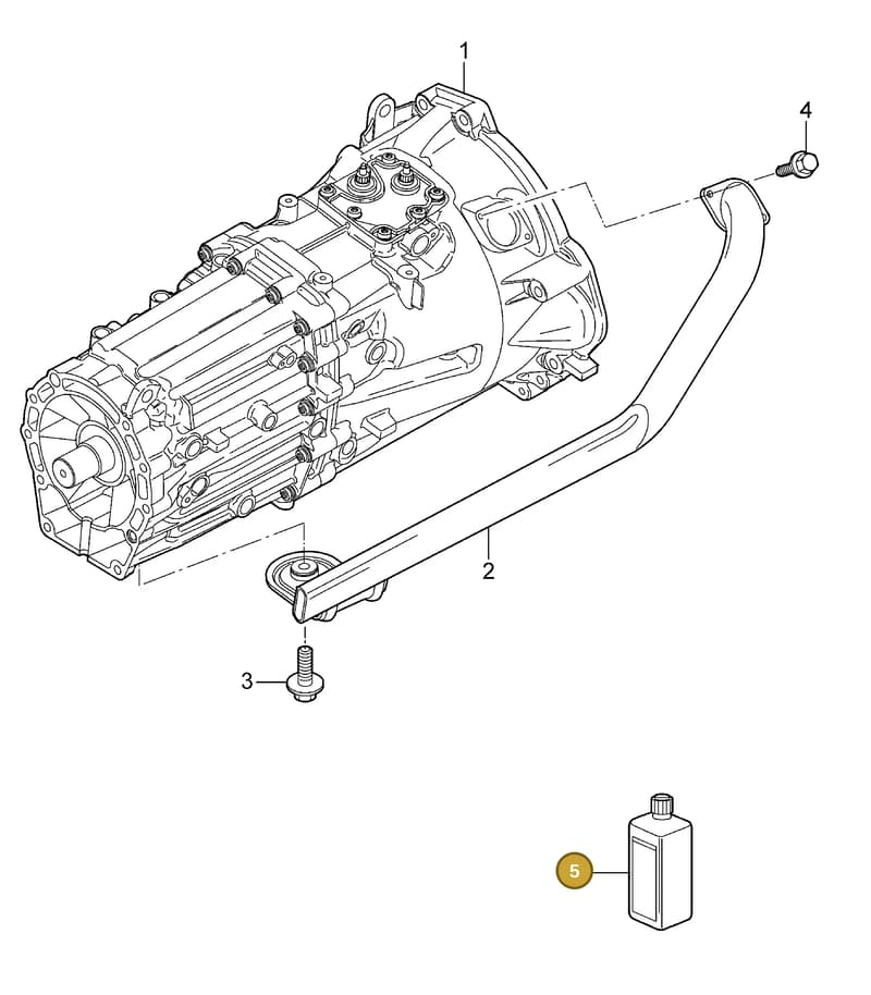 95530110900 — Porsche Cayenne (2002-2006) diagram p24302000, position 5
