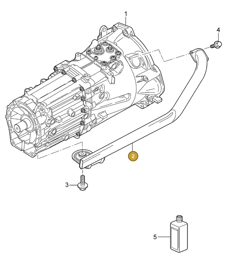 95530122700 — Porsche Cayenne (2002-2006) diagram p24302000, position 2