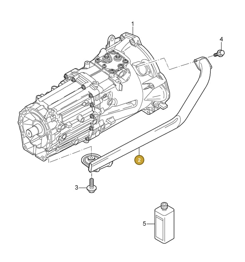 95530122700 — Porsche Cayenne (2007-2010) diagram p31302000, position 2