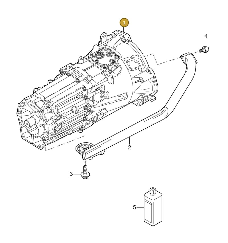 95530123010 — Porsche Cayenne (2007-2010) diagram p31302000, position 1