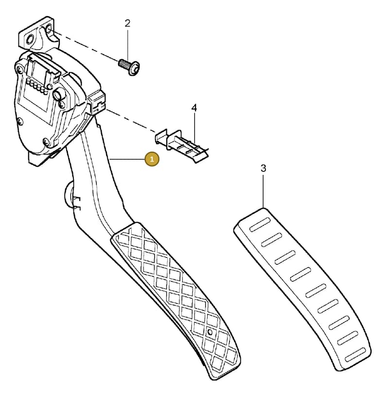95542302340 — Porsche Cayenne (2002-2006) diagram p24702010, position 1