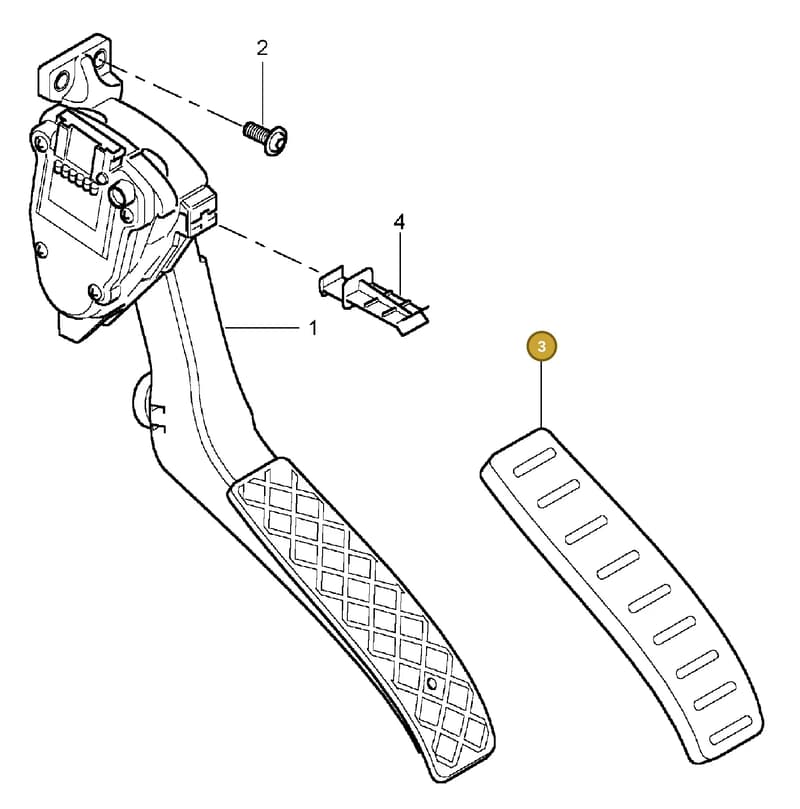 95542321000 — Porsche Cayenne (2002-2006) diagram p24702010, position 3