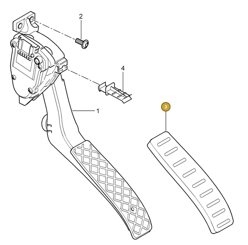 95542321000 — Porsche Cayenne (2007-2010) diagram p31702010, position 3