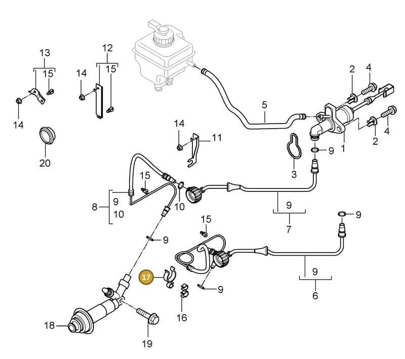 95542377500 — Porsche Cayenne (2007-2010) diagram p31702008, position 17