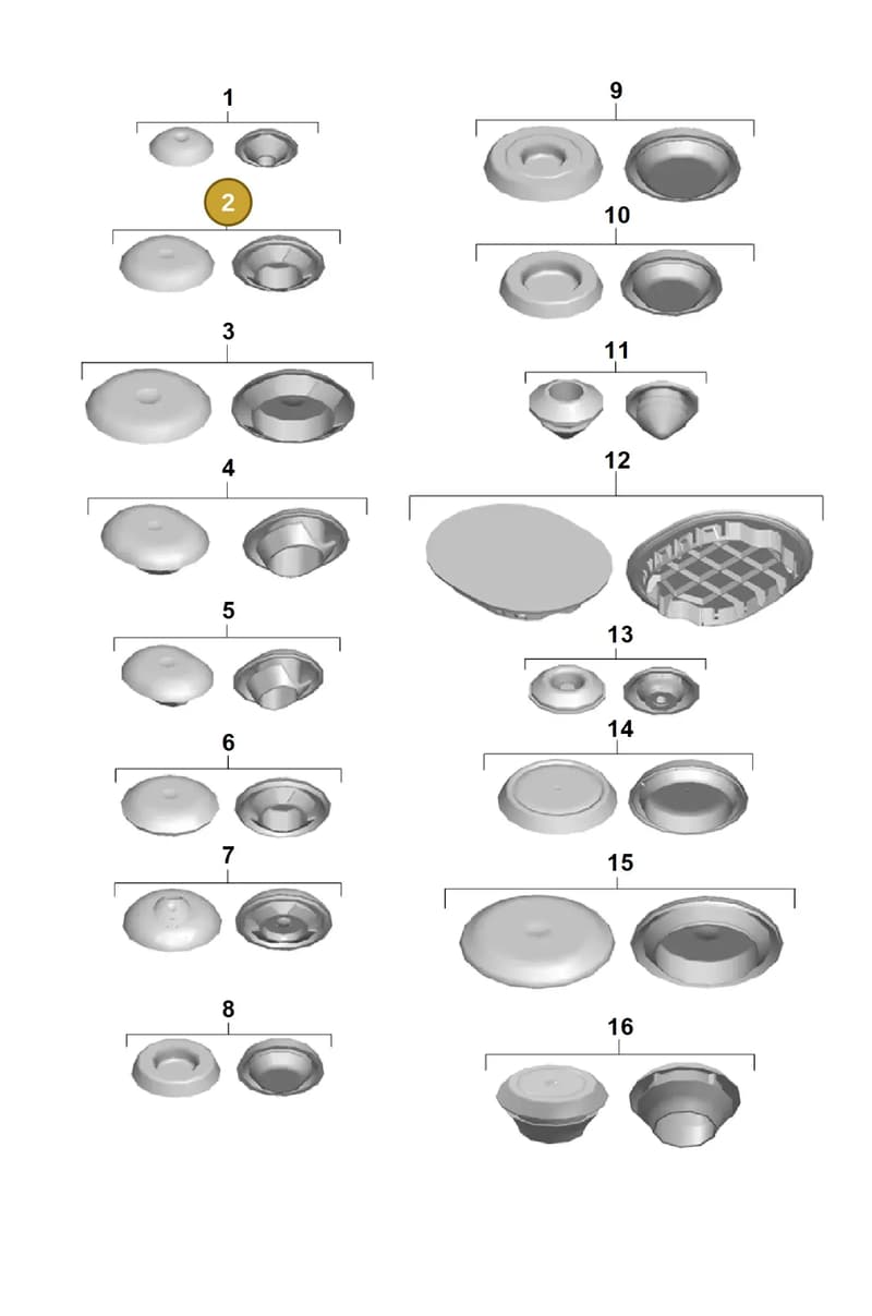 95550418201 — Porsche Boxster Spyder (2019-2020) diagram p54801010, position 2