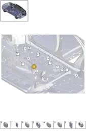 95550418301 Porsche Bungs