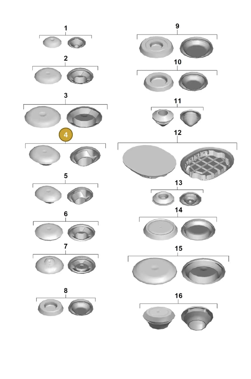 95550418401 — Porsche Boxster Spyder (2019-2020) diagram p54801010, position 4