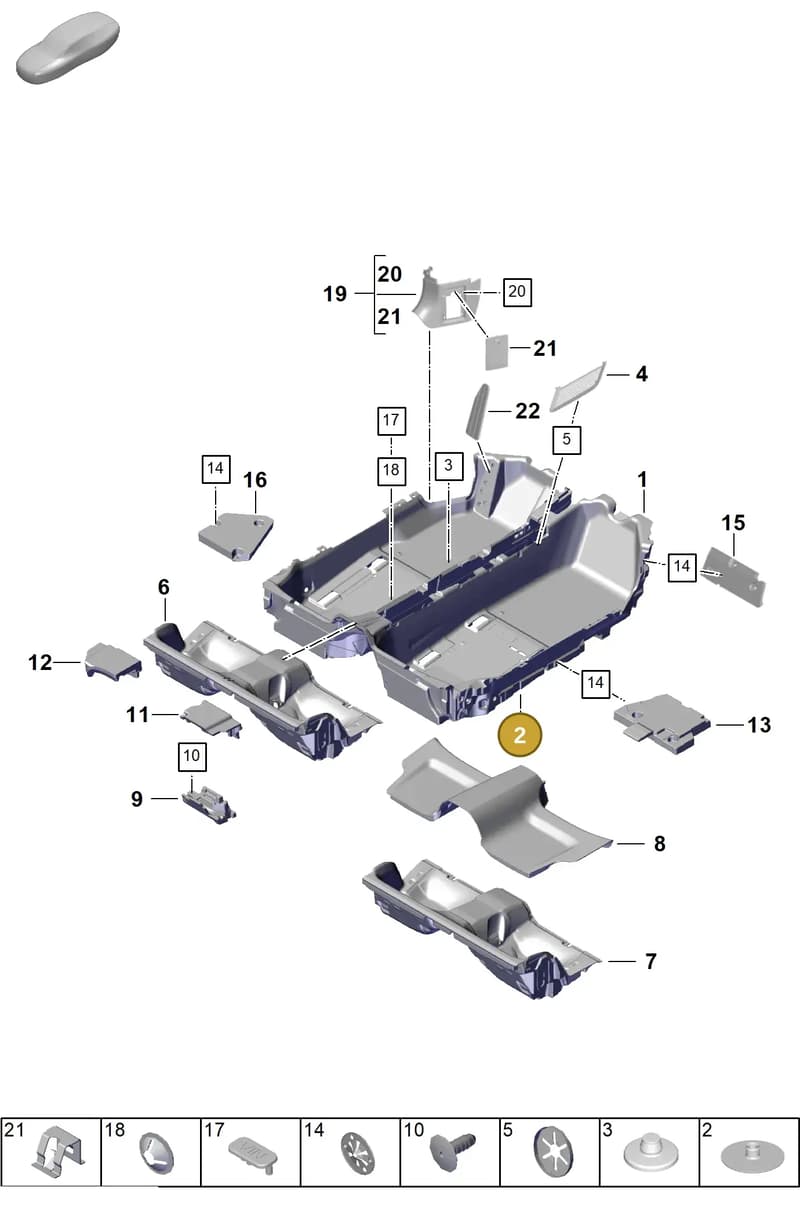 95555122702 — Porsche 911 (2024-2025) diagram p63807100, position 2