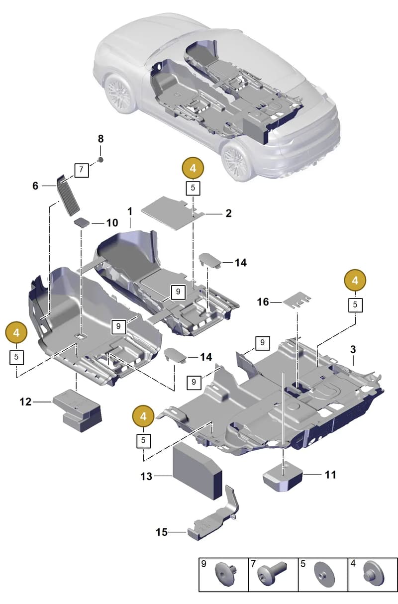 955551229024H0 — Porsche Cayenne Hybrid Coupe (2023-) diagram p60807110, position 4
