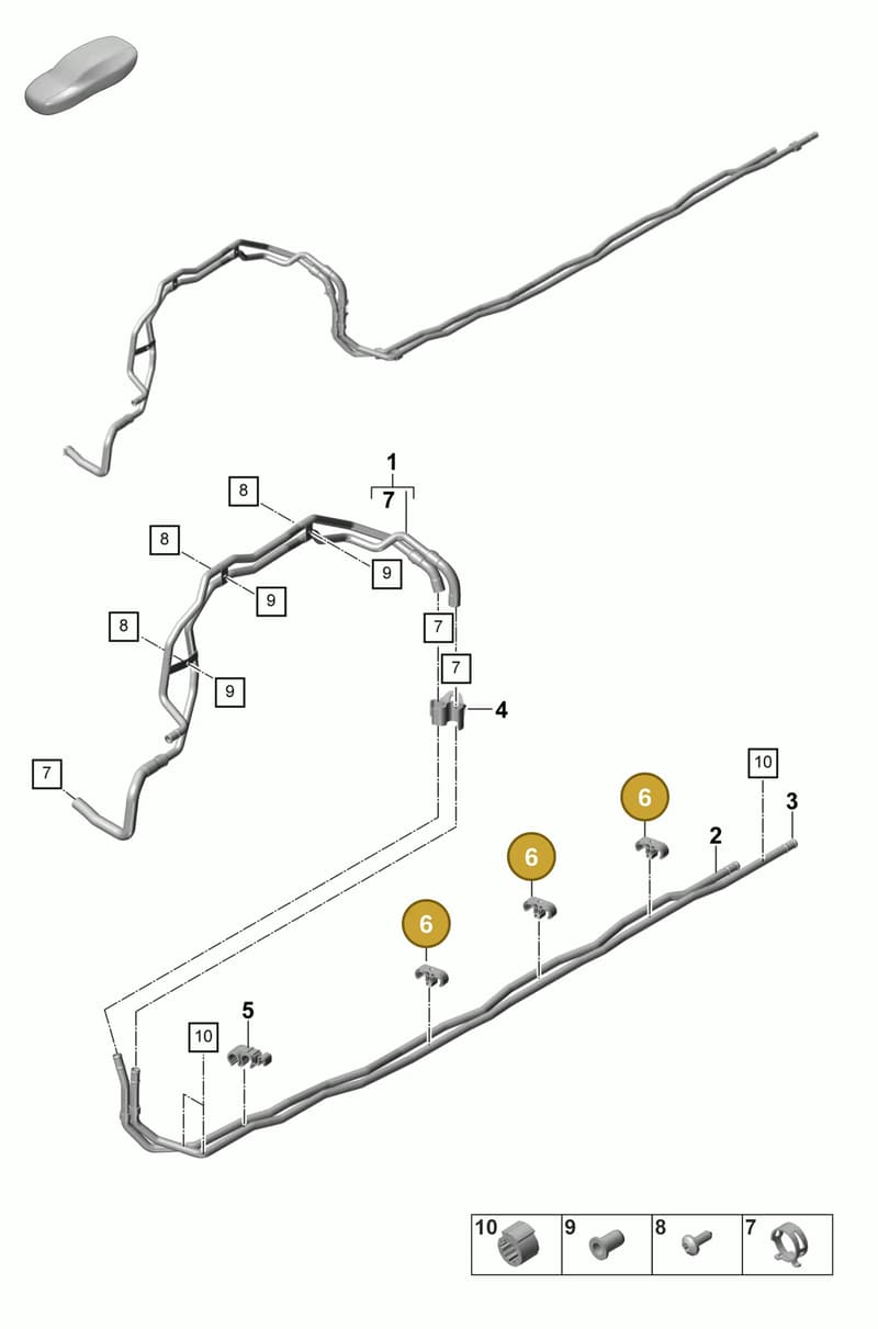 95557205503 — Porsche Panamera (2020-2023) diagram p58815200, position 6