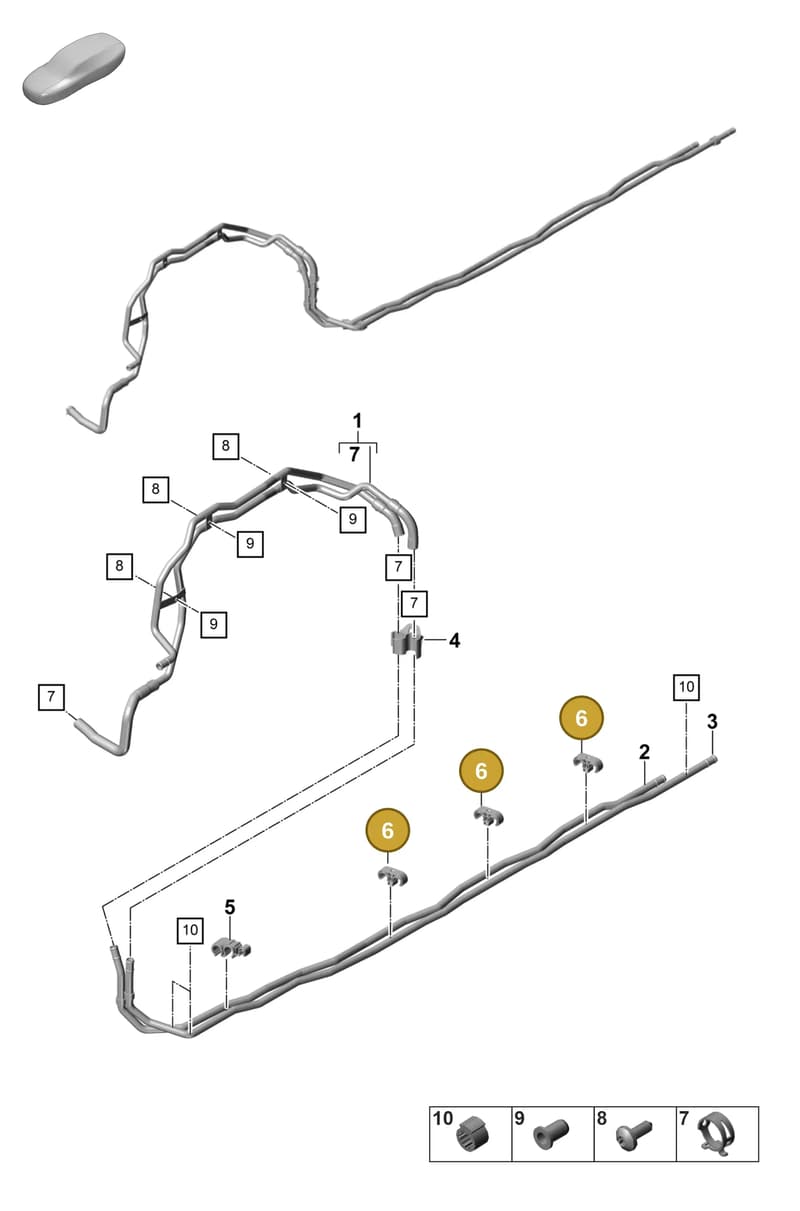 95557205503 — Porsche Panamera (2020-2023) diagram p58815250, position 6