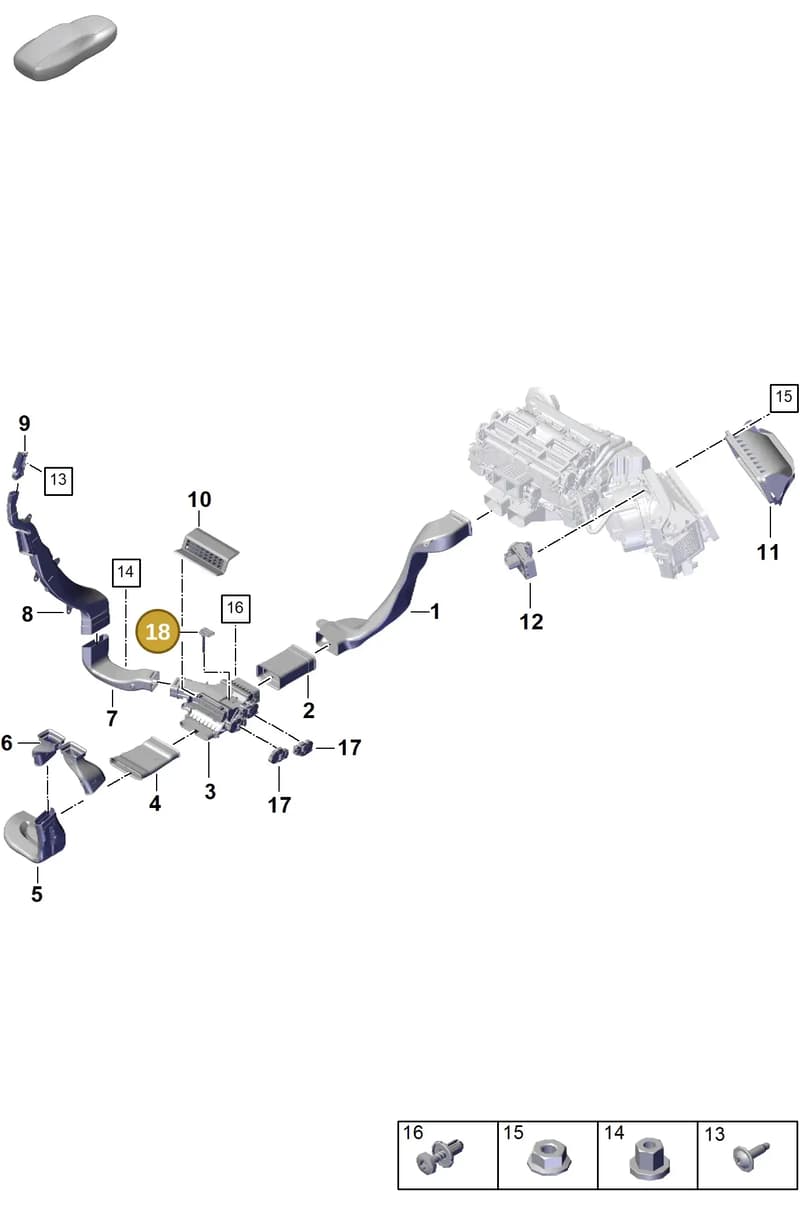 95557231100 — Porsche Panamera (2023-2025) diagram p62813710, position 18