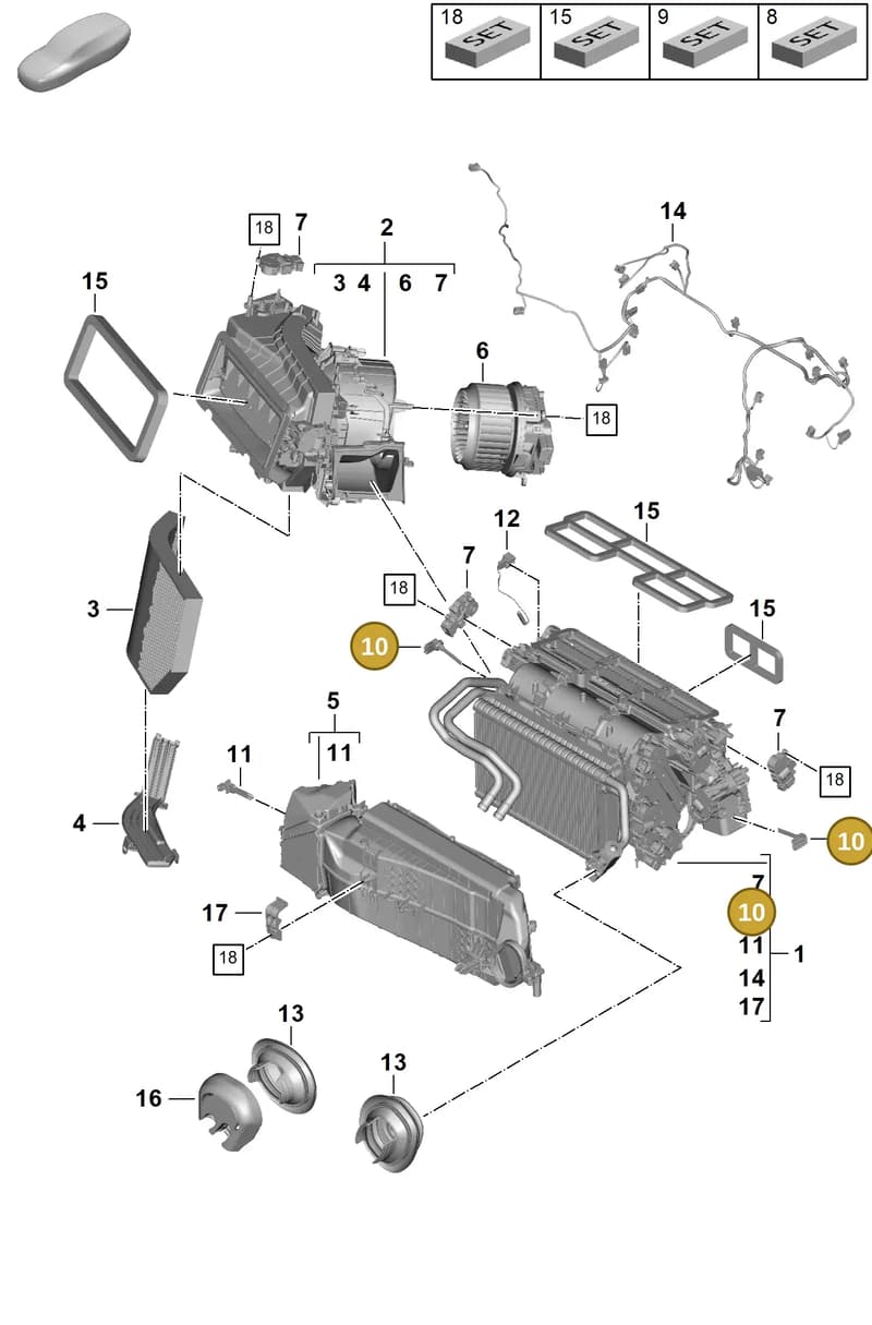 95557231100 — Porsche Panamera (2023-2025) diagram p62814000, position 10