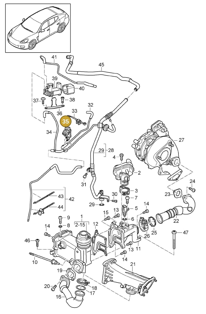 95560528310 — Porsche Panamera (2009-2016) diagram p35108020, position 35