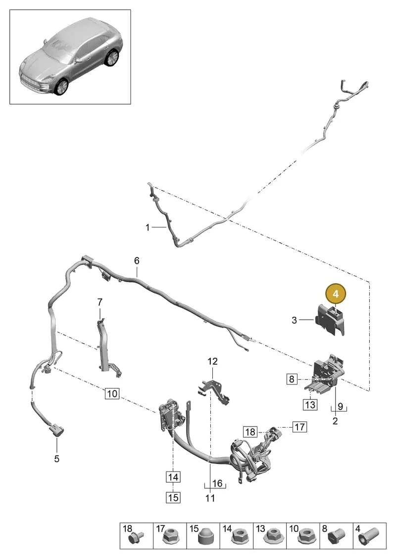 95561120600 — Porsche Macan (2018-2022) diagram p52902065, position 4