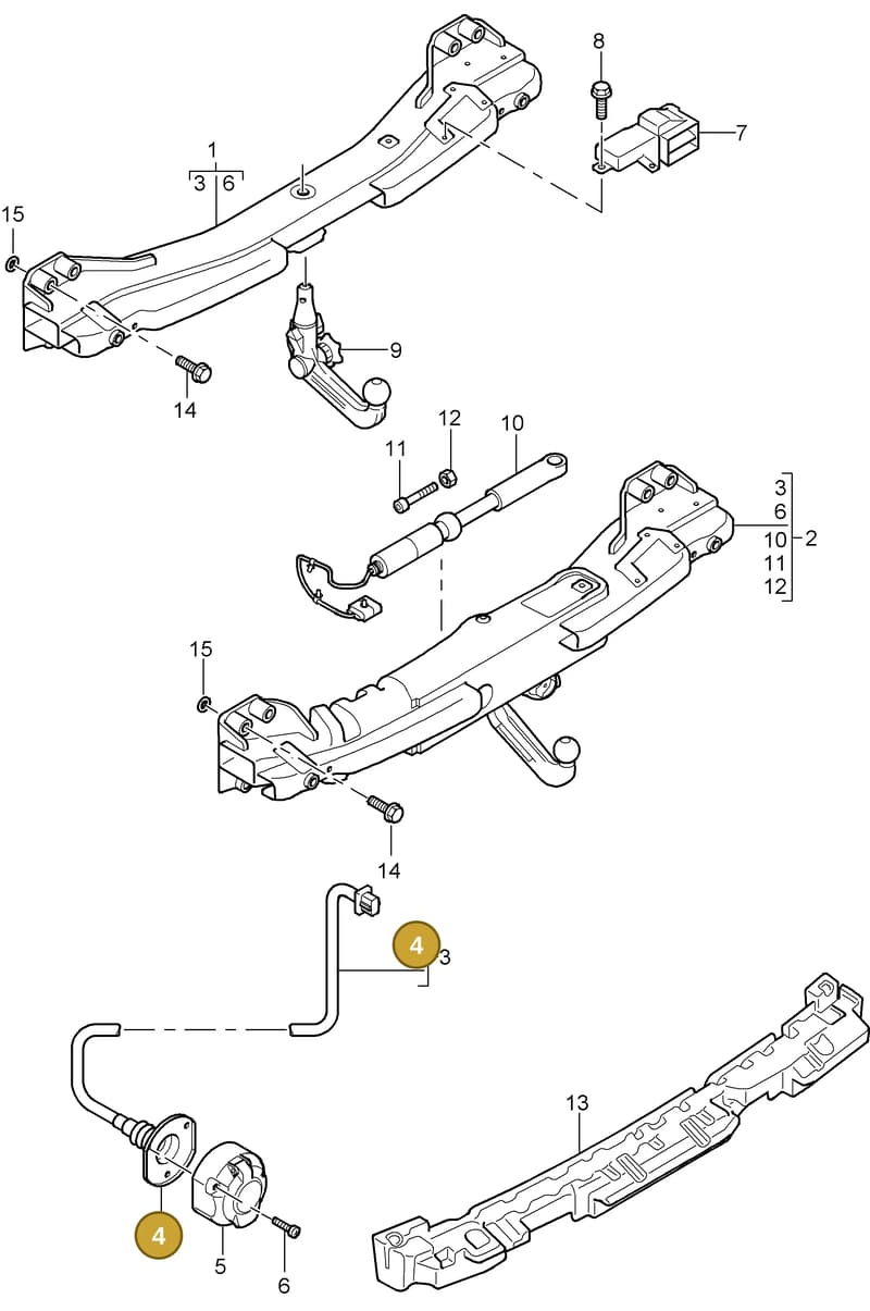 95561252001 — Porsche Cayenne (2002-2006) diagram p24002000, position 4