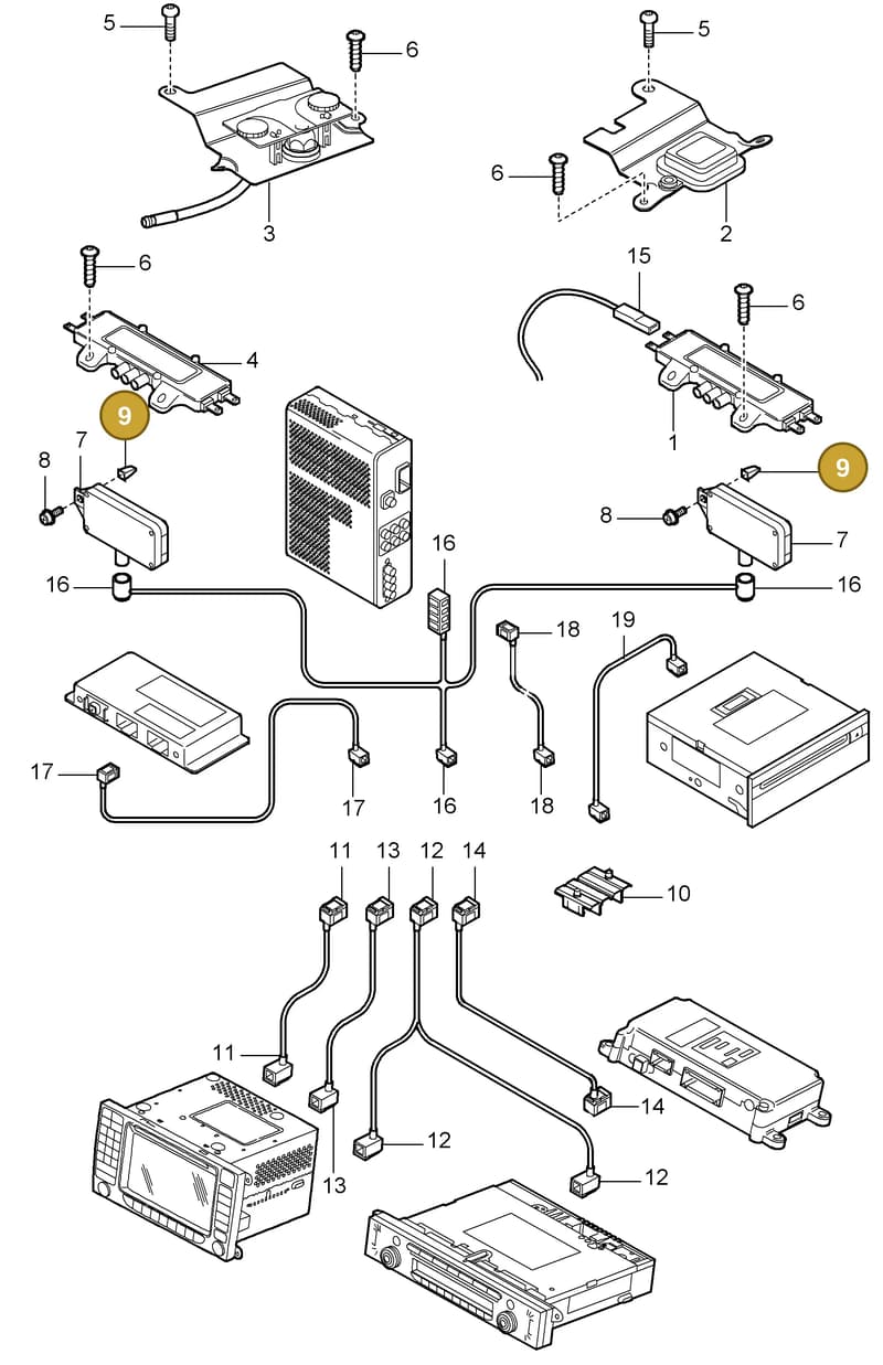 95564726900 — Porsche Cayenne (2007-2010) diagram p31911001, position 9