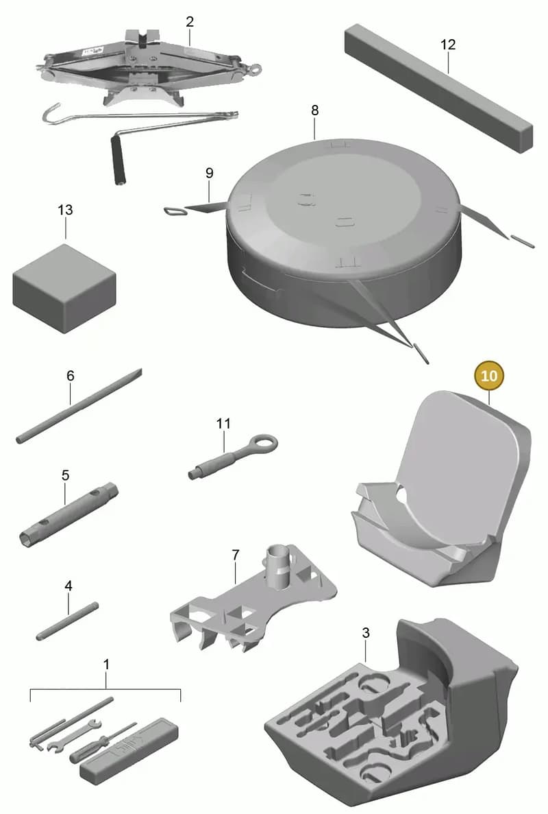 95570143520 — Porsche Cayman GT4 (2015-2016) diagram p45001000, position 10