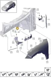 95800854000 Porsche Clip