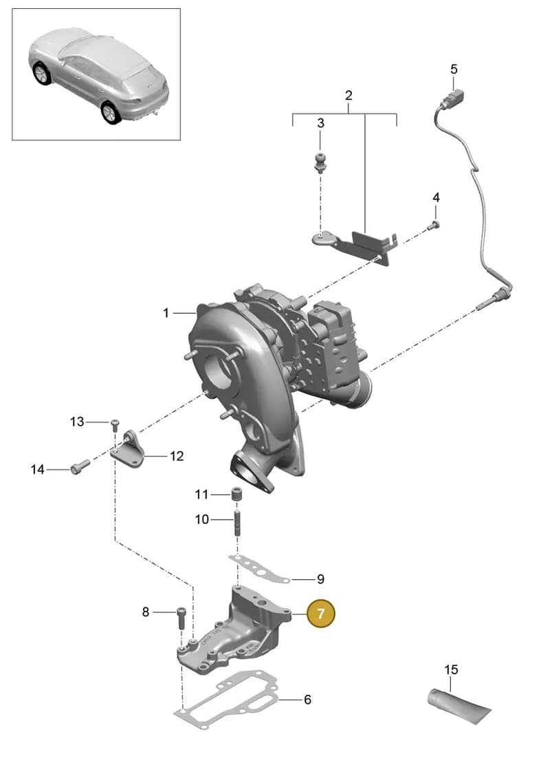 95812312101 — Porsche Macan (2013-2018) diagram p44202020, position 7