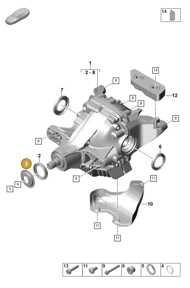 95833237560 — Porsche Panamera (2023-2025) diagram p58305030, position 3