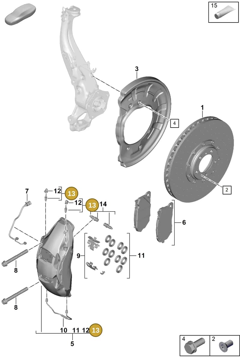95835112100 — Porsche Panamera (2023-2025) diagram p62602400, position 13