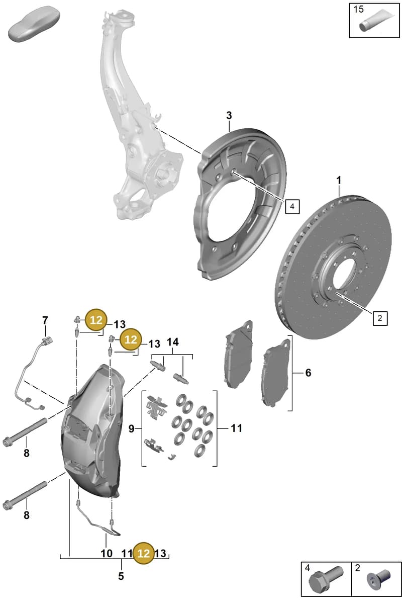 95835120700 — Porsche Panamera (2023-2025) diagram p62602400, position 12