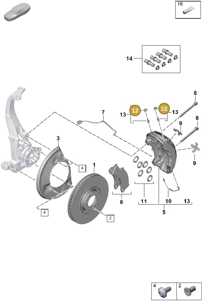 95835120700 — Porsche Cayenne Coupe (2023-2023) diagram p60602400, position 12