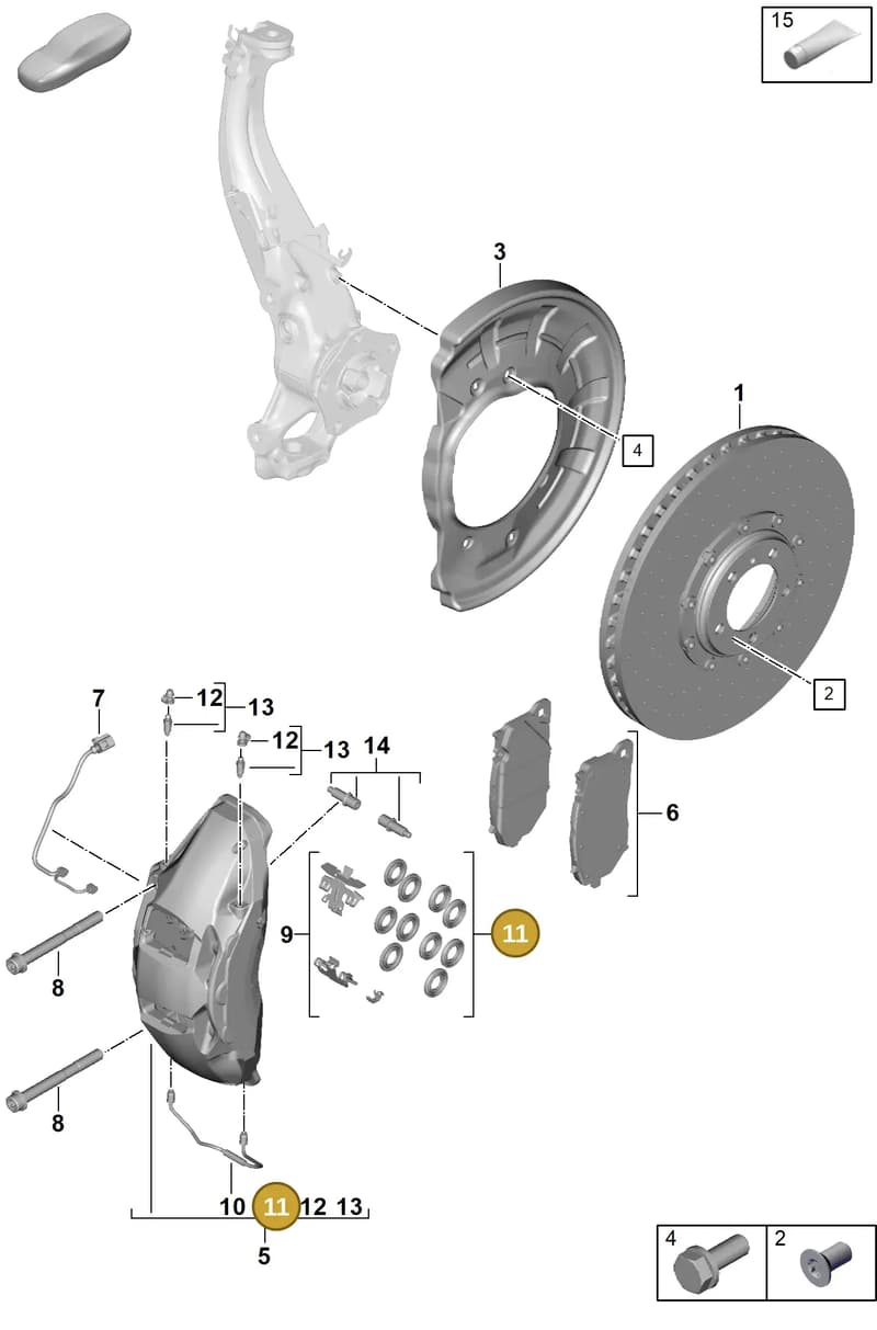 95835131300 — Porsche Panamera (2023-2025) diagram p62602400, position 11