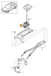 95842401000 Porsche Ball Housing - Gearshift Lever