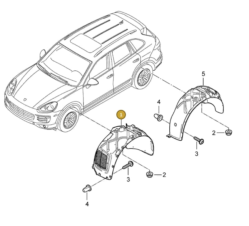 95850496104 — Porsche Cayenne (2010-2018) diagram p37801080, position 1