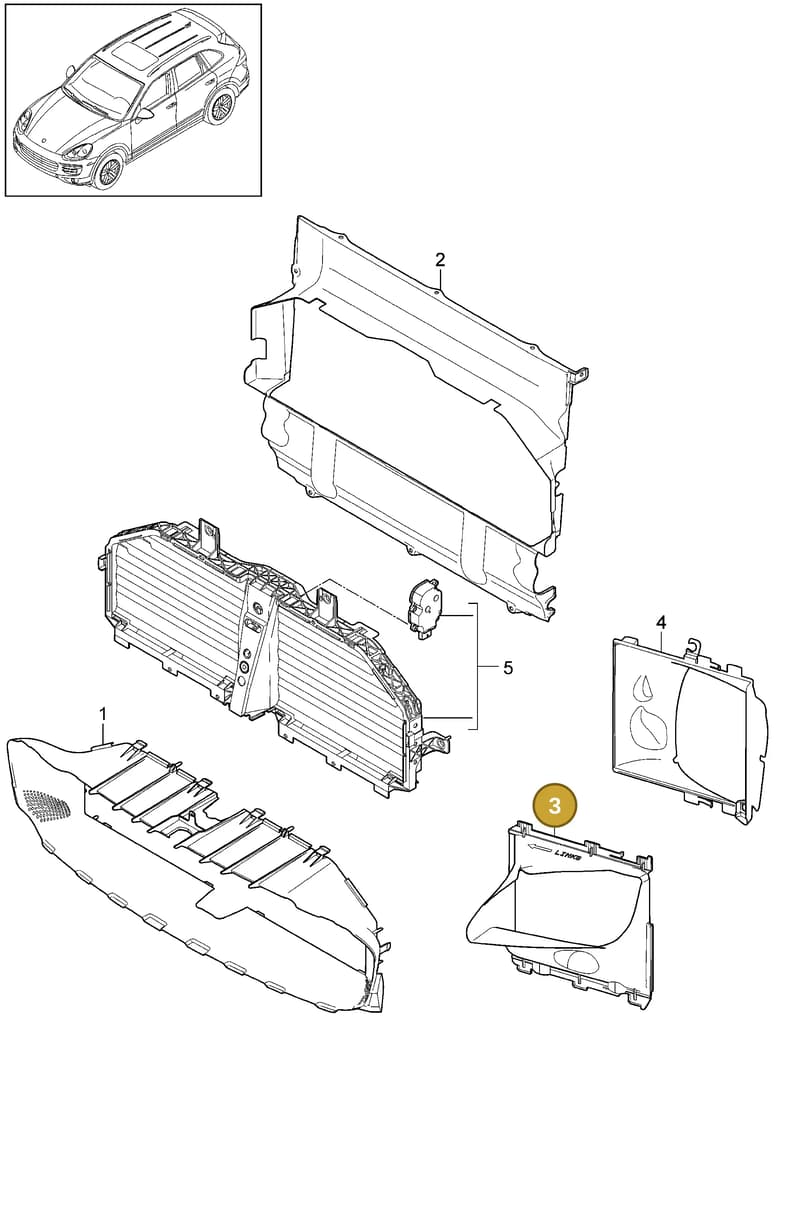 95850533640 — Porsche Cayenne (2010-2018) diagram p37802040, position 3
