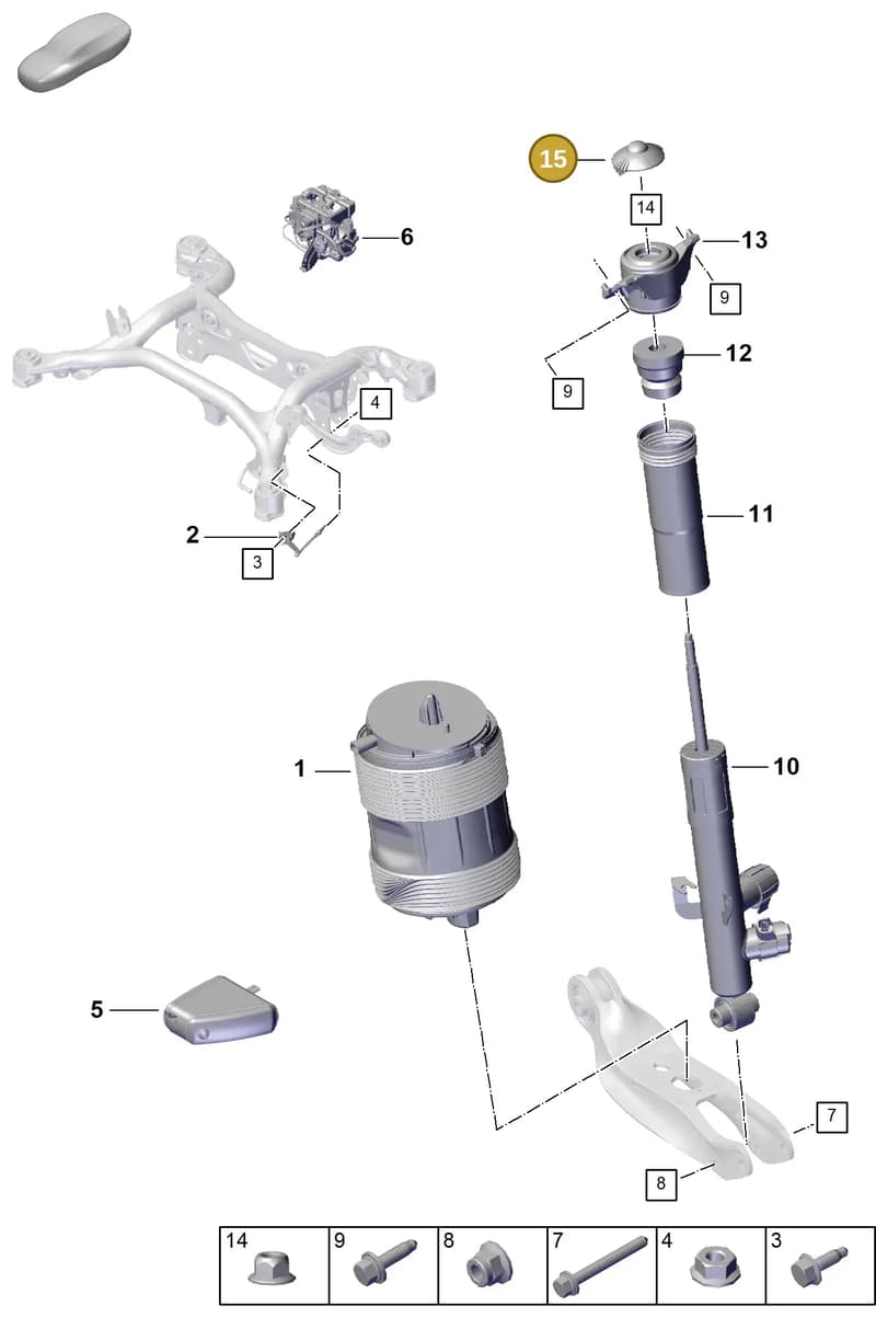 958512135L — Porsche Cayenne Coupe (2023-2023) diagram p60502000, position 15