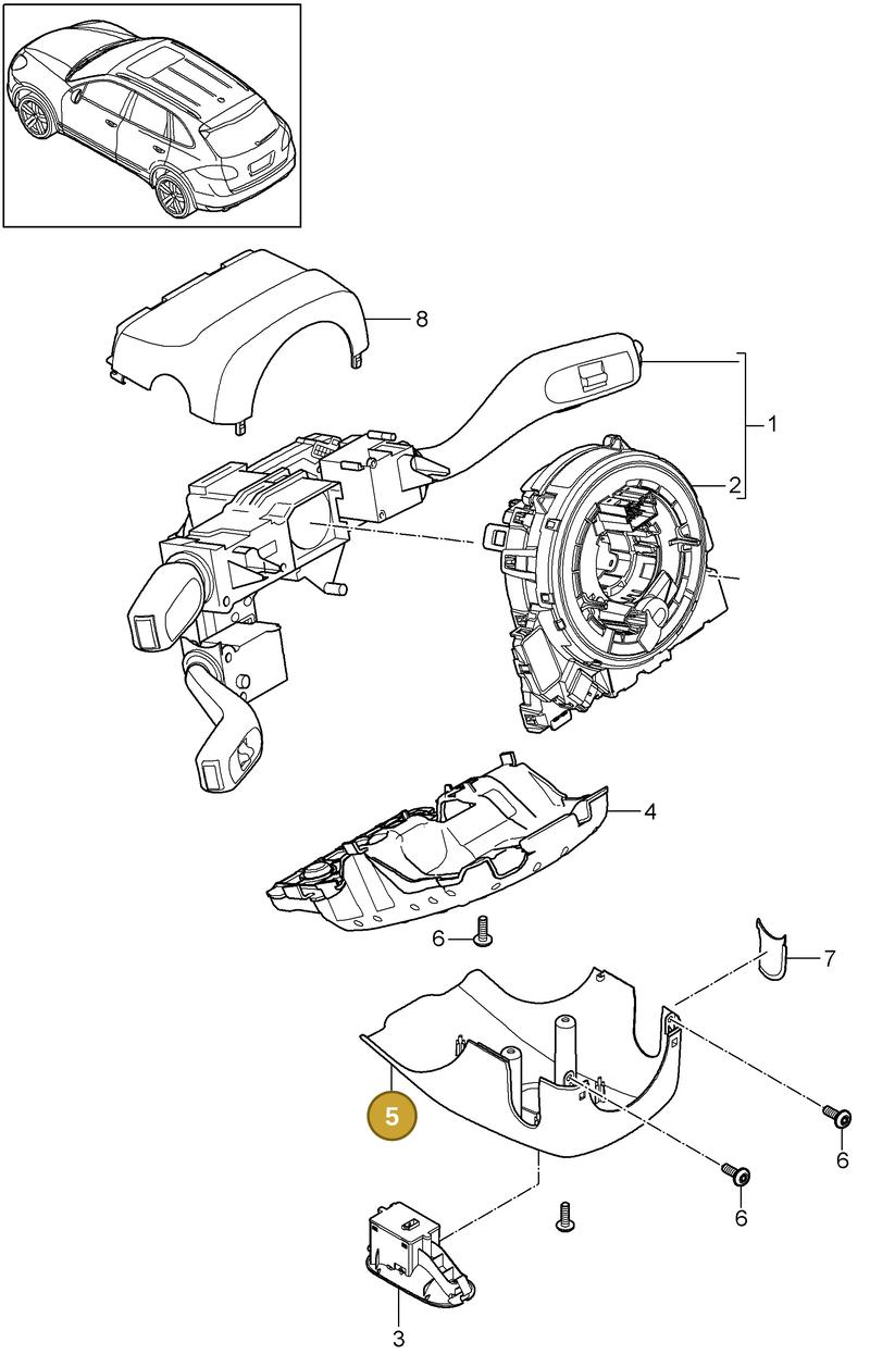95855217700OL7 — Porsche Cayenne (2010-2018) diagram p37903010, position 5