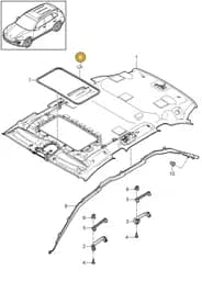 958555747007N0 Porsche Cover (Espresso 7N0)