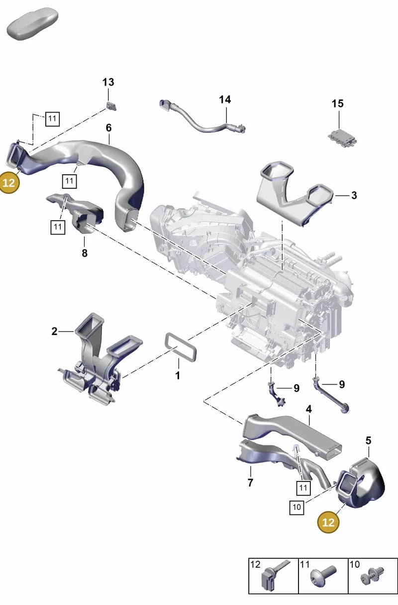 95857230400 — Porsche Cayenne Coupe (2023-2023) diagram p60814151, position 12